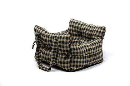 Dog and Cat Car Seat Bed for Small Pets, Portable Pet Travel Booster Seat with Soft Cushioned Support