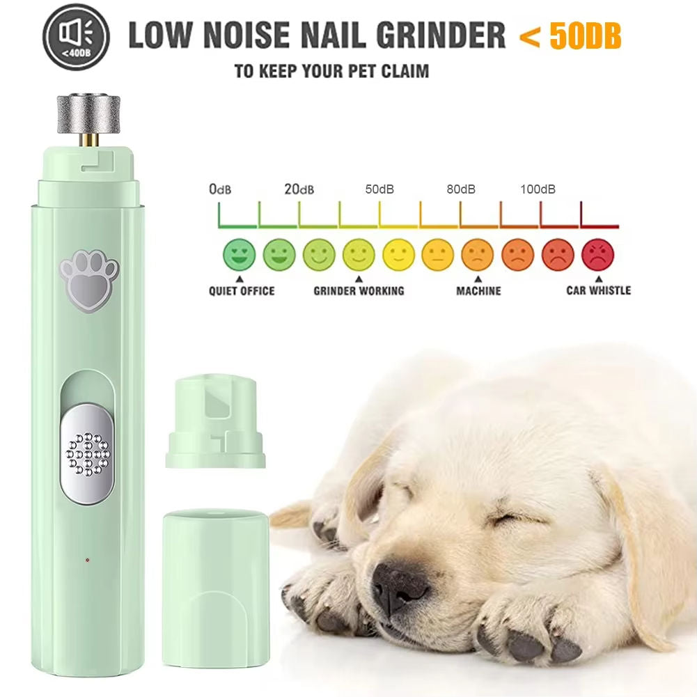 Electric Painless Paws Pet Nail Clipper & Trimmer Cat Dog Nail Grinder