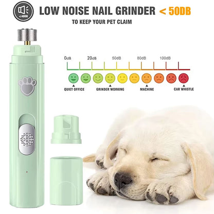 Electric Painless Paws Pet Nail Clipper & Trimmer Cat Dog Nail Grinder