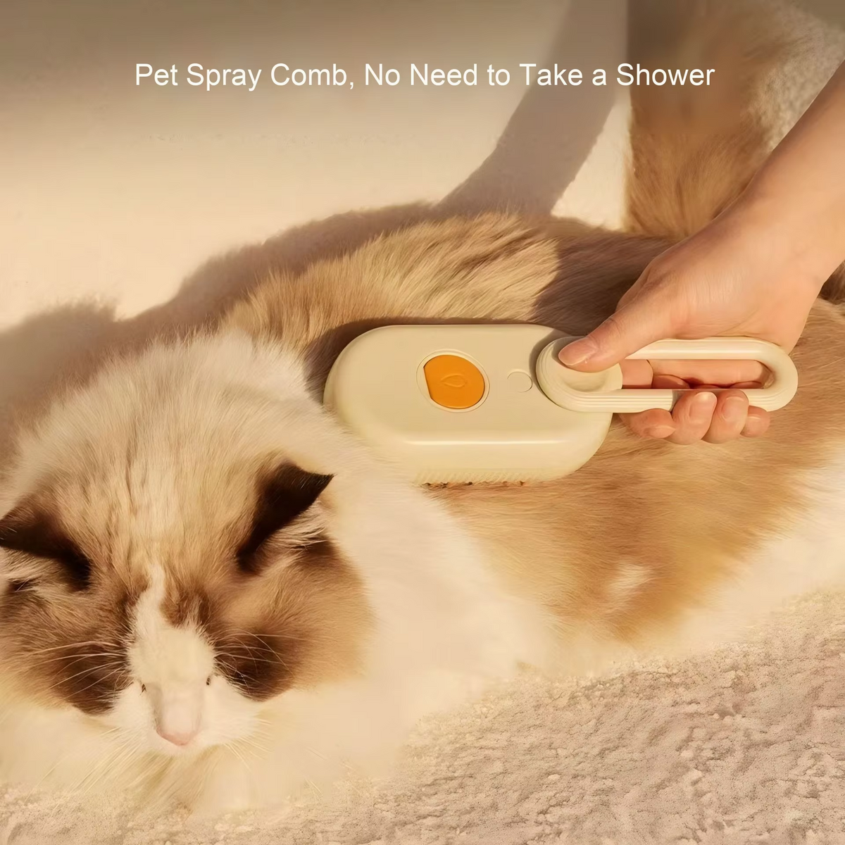 Cat Dog Steamy Brush Steam Brush Electric Sprayer for Massage Pet Grooming Tool Shedding 3 in 1 Electric Sprays Massage Comb