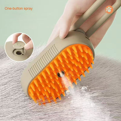 Cat Dog Steamy Brush Steam Brush Electric Sprayer for Massage Pet Grooming Tool Shedding 3 in 1 Electric Sprays Massage Comb