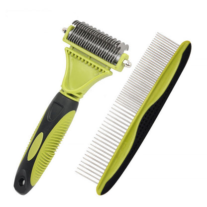 6-in-1 Dog Grooming Kit for Dogs and Cats with Brushes, Combs, Nail Clippers and Pet Hair Remover