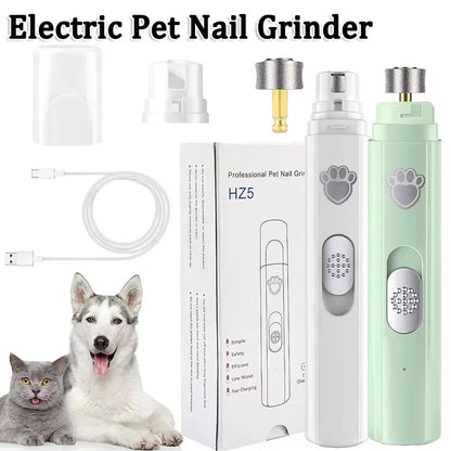 Electric Painless Paws Pet Nail Clipper & Trimmer Cat Dog Nail Grinder