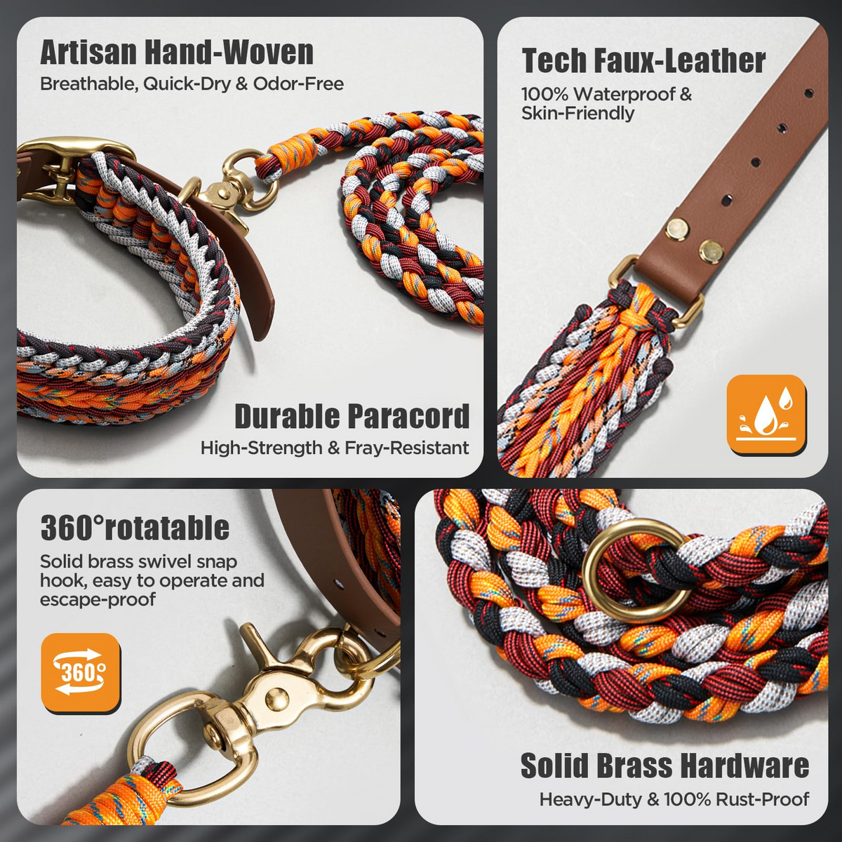 Adjustable Dog Harness – Stylish Woven Pet Harness for Everyday Walks High Quality