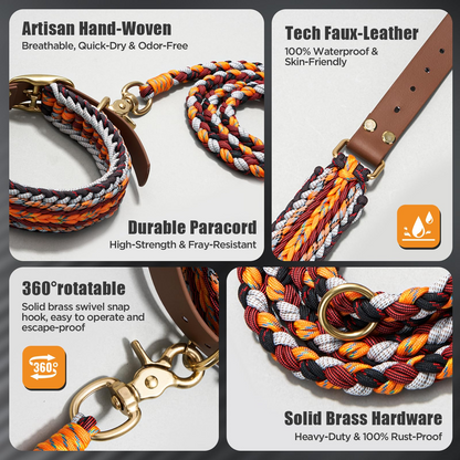 Adjustable Dog Harness – Stylish Woven Pet Harness for Everyday Walks High Quality