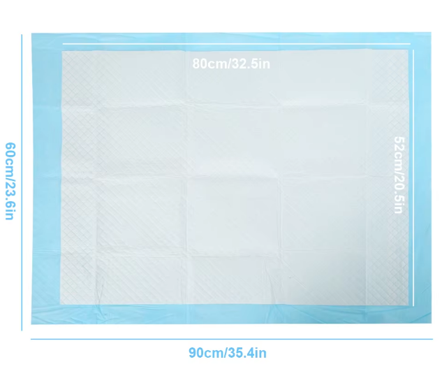 Pet Diaper 60*90cm 60*60cm Dogs Diapers Disposable Puppy Training Pee Pads
