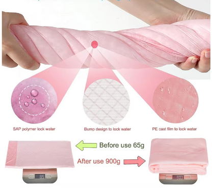 Pet Diaper 60*90cm 60*60cm Dogs Diapers Disposable Puppy Training Pee Pads