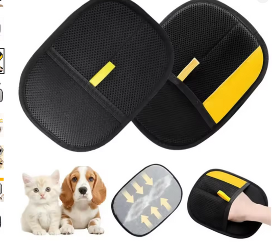 Double-Sided Pet Hair Removal Gloves – 2-Pack