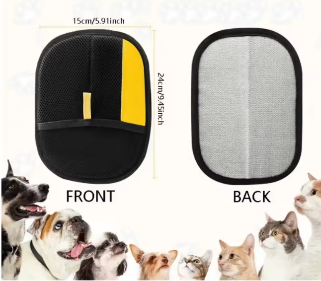 Double-Sided Pet Hair Removal Gloves – 2-Pack