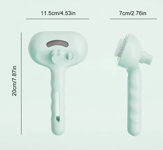 Steam Cat Brush Self-Cleaning Grooming Brush with Mist Spray for Cats & Dogs
