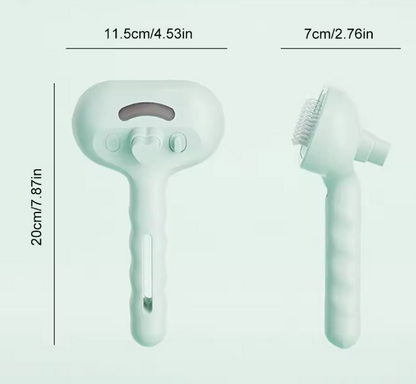 Steam Cat Brush Self-Cleaning Grooming Brush with Mist Spray for Cats & Dogs