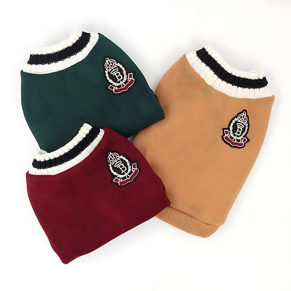 Winter Dog & Cat Sweater – Soft Pullover Vest for Small Dogs & Kittens